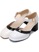 Retro High Heels mit Knöchelriemen